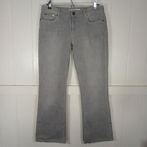 Joe's Jeans Bootcut Jeans Women 31 Grey Mid Rise Stretch Denim Joes